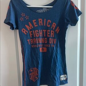 American Fighter Blue Graphic Tee